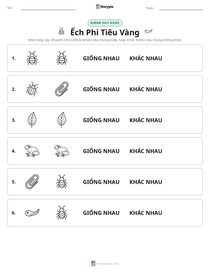 Giống Hay Khác