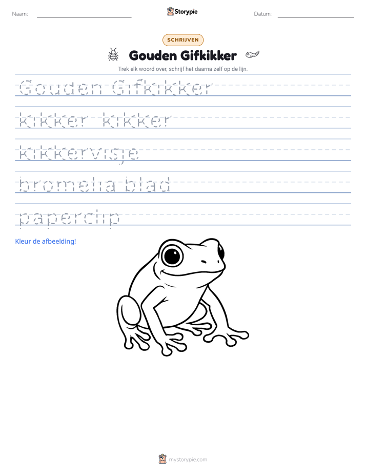 Schrijf Oefening