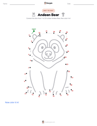 Andean Bear printable worksheet preview