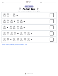 Andean Bear printable worksheet preview
