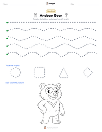 Andean Bear printable worksheet preview