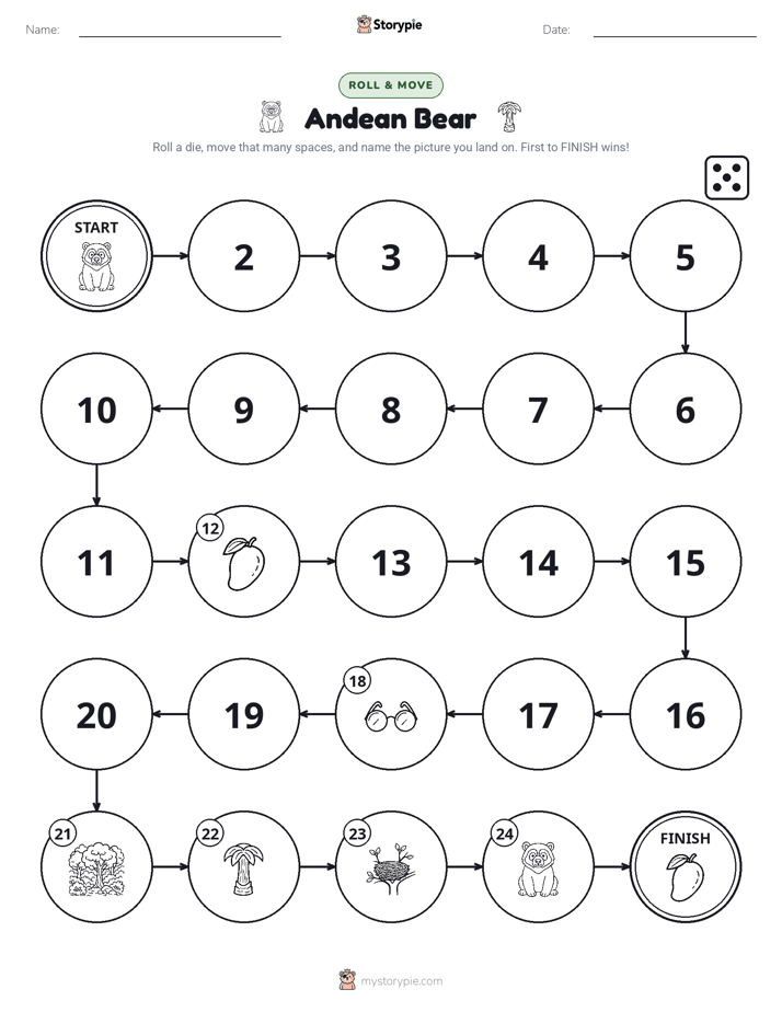 Roll & Move Game