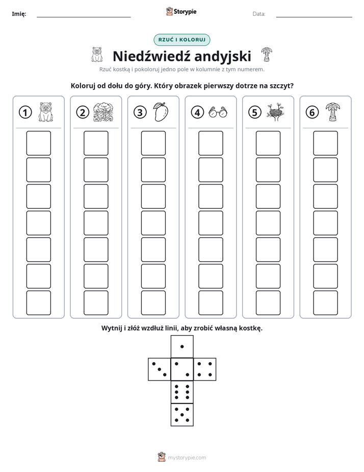 Rzuć i koloruj