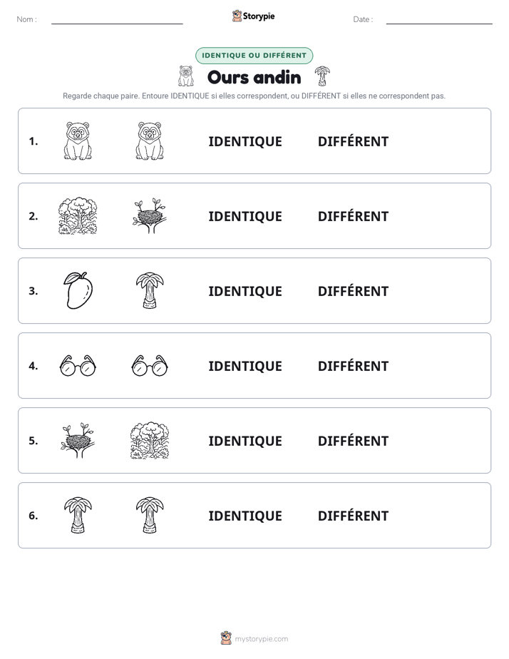 Identique ou Différent