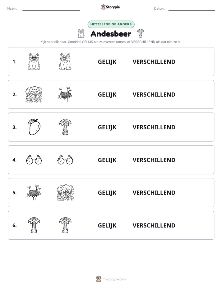 Zelfde of Verschillend