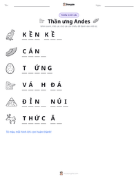 Xem trước tài liệu in sẵn Thần ưng Andes