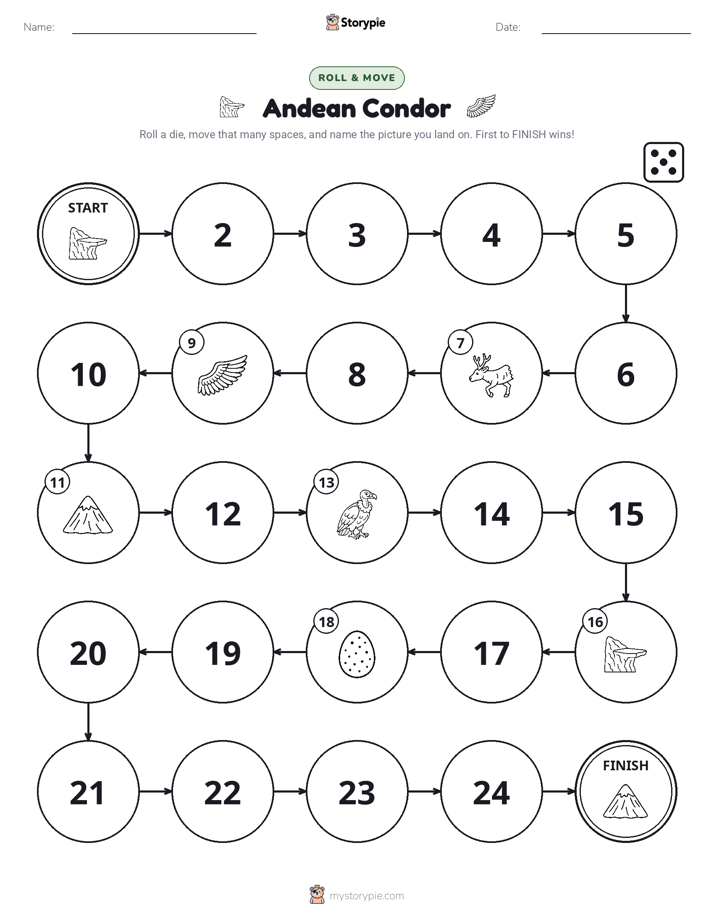 Roll & Move Game