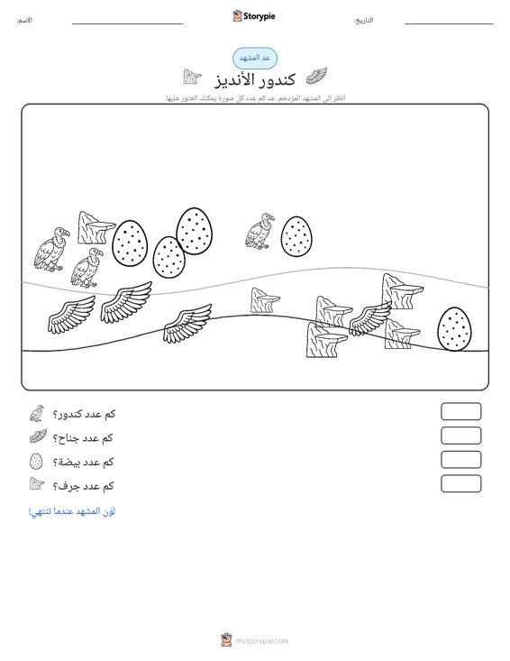 مشهد العد