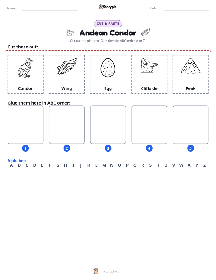 Cut & Paste Alphabet