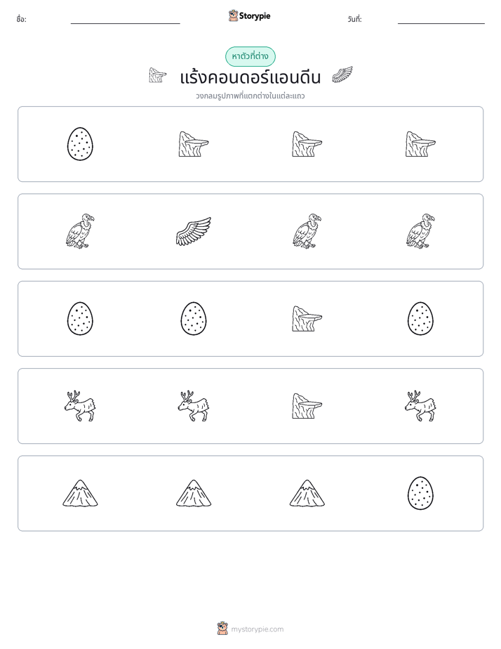 ตัวที่แตกต่าง