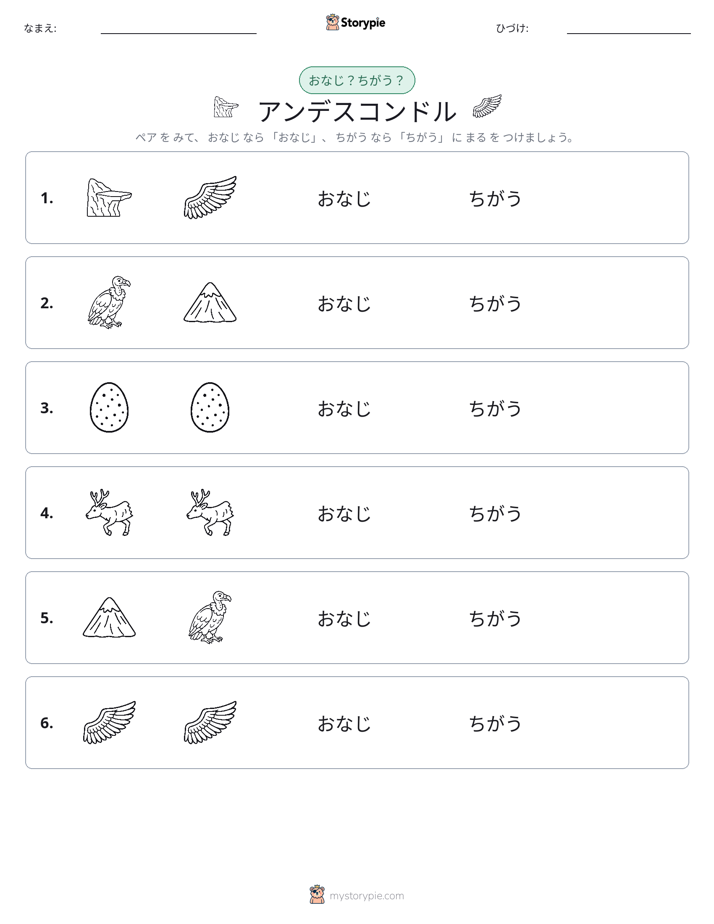 同じか違うか