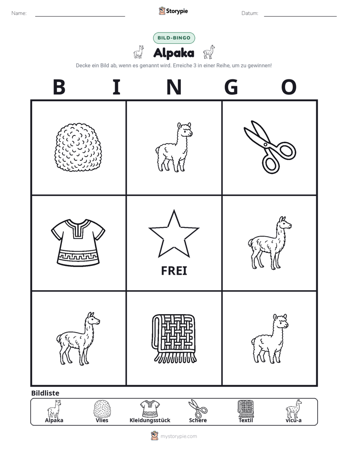 Bild-Bingo