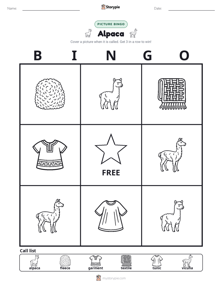 Picture Bingo