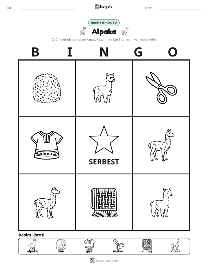 Resim Bingo