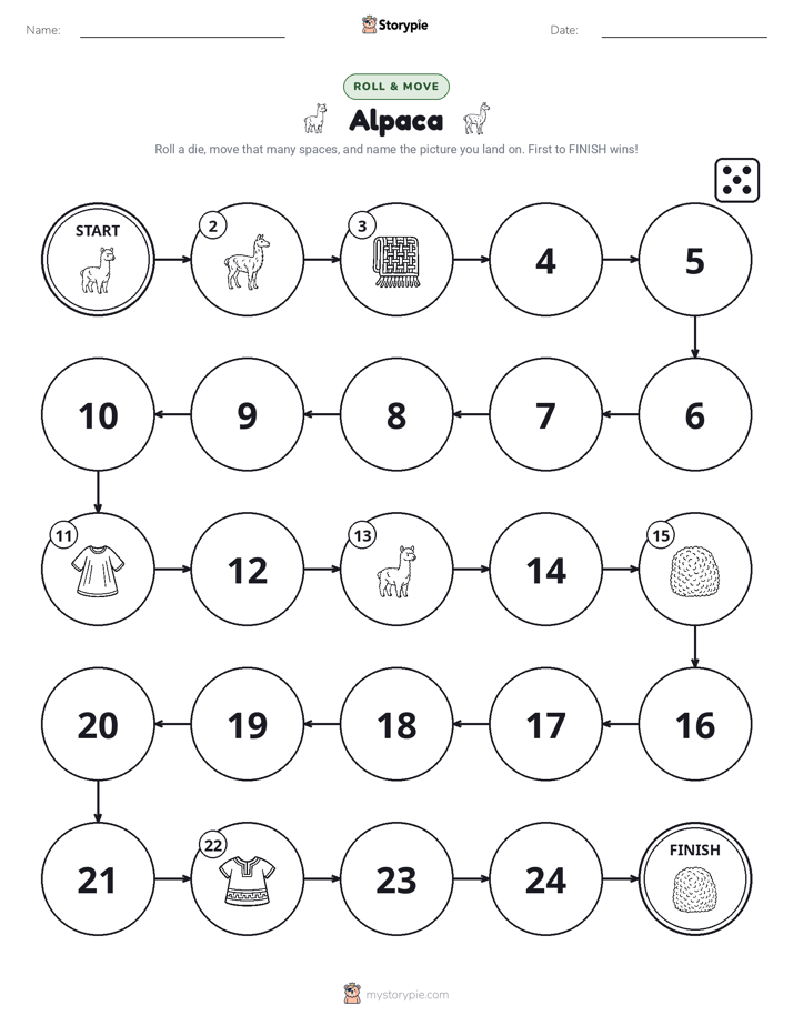 Roll & Move Game