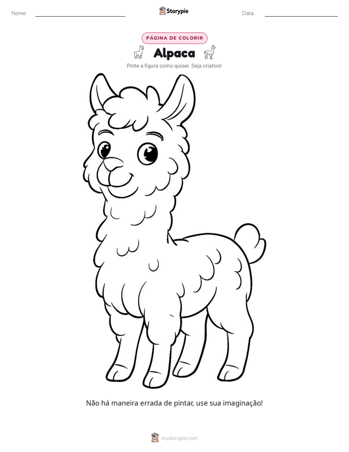 Página para colorir