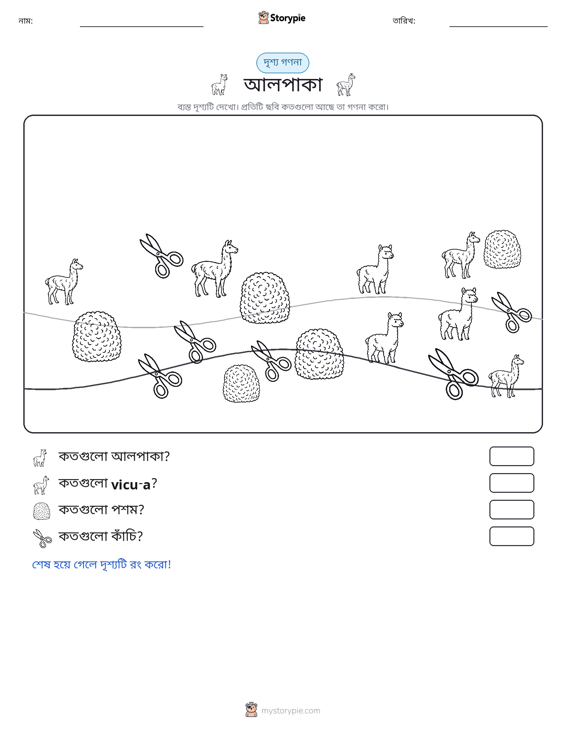 গণনা দৃশ্য