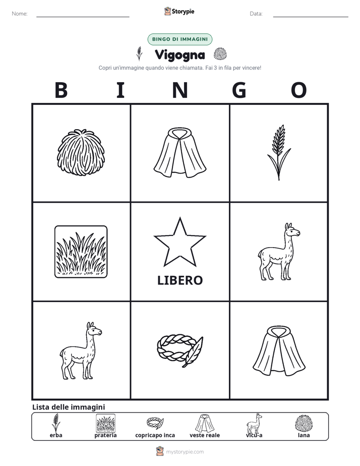 Bingo delle Immagini