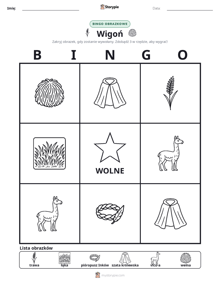 Bingo obrazkowe