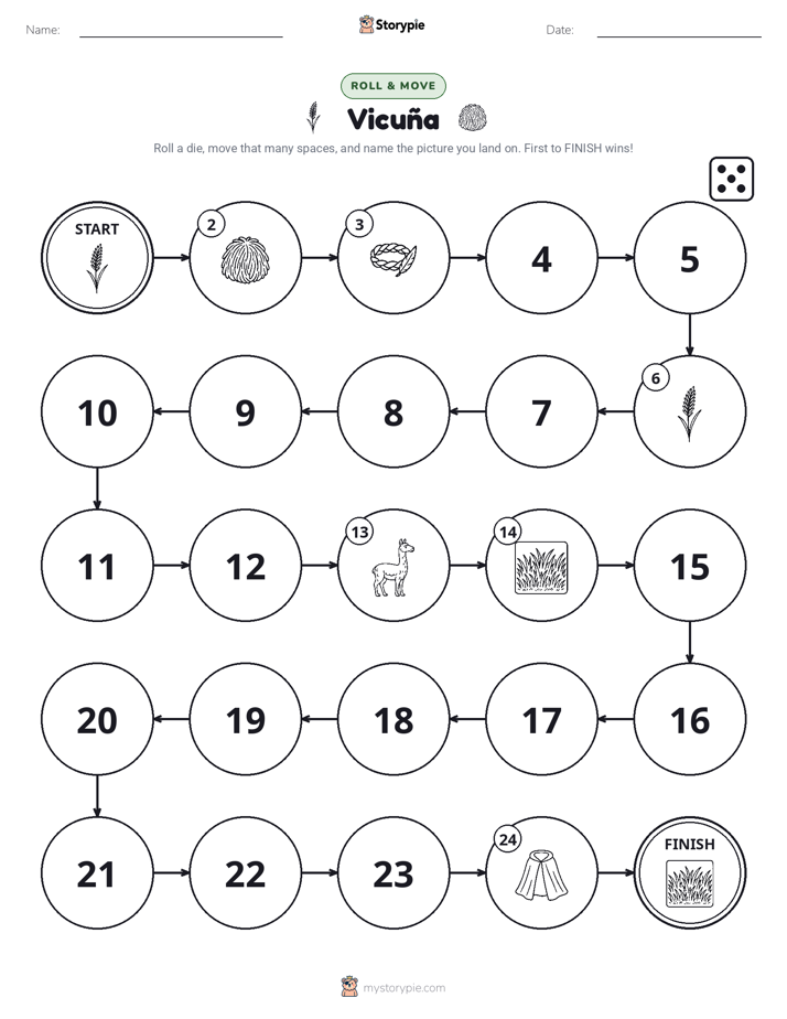 Roll & Move Game
