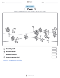 Anteprima della scheda stampabile di Pudú