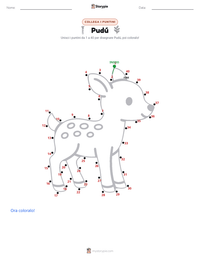 Anteprima della scheda stampabile di Pudú