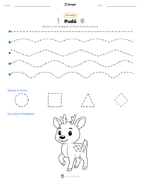 Anteprima della scheda stampabile di Pudú