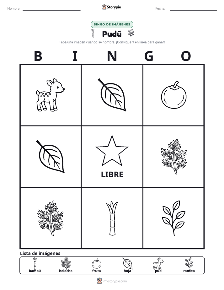 Bingo de Imágenes