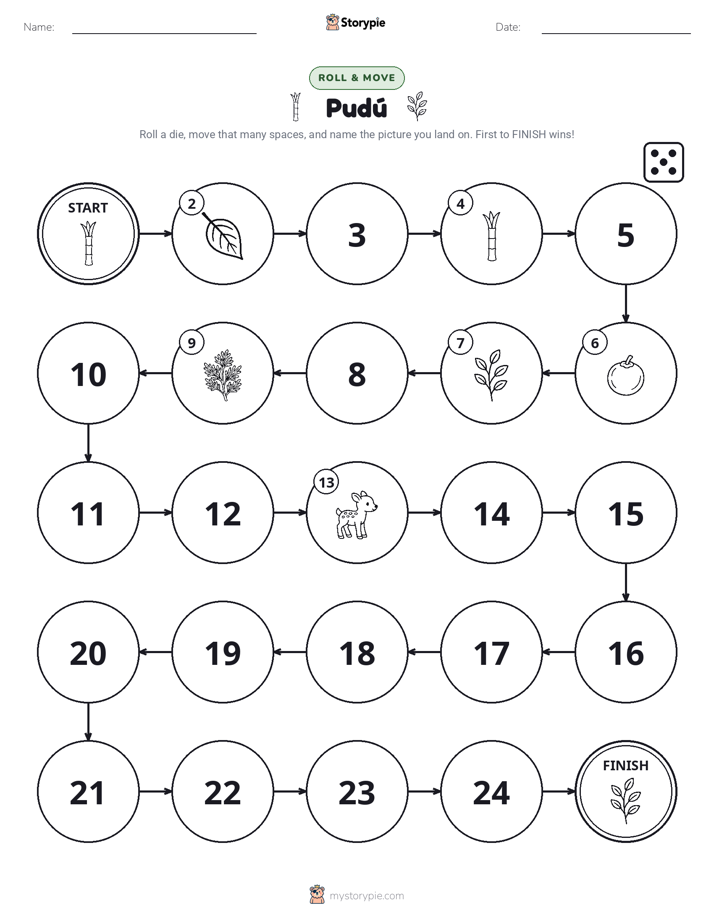 Roll & Move Game
