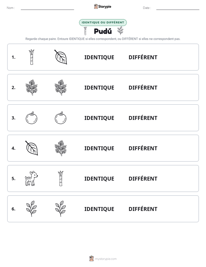 Identique ou Différent
