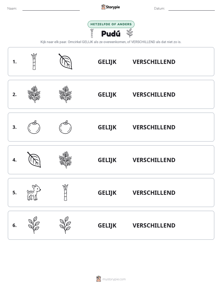 Zelfde of Verschillend