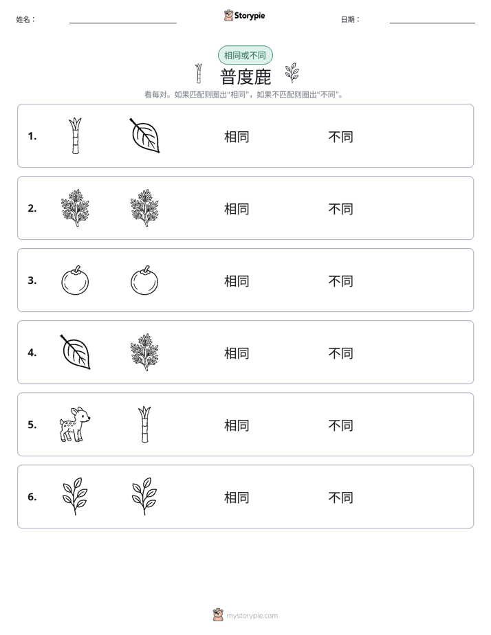 相同或不同