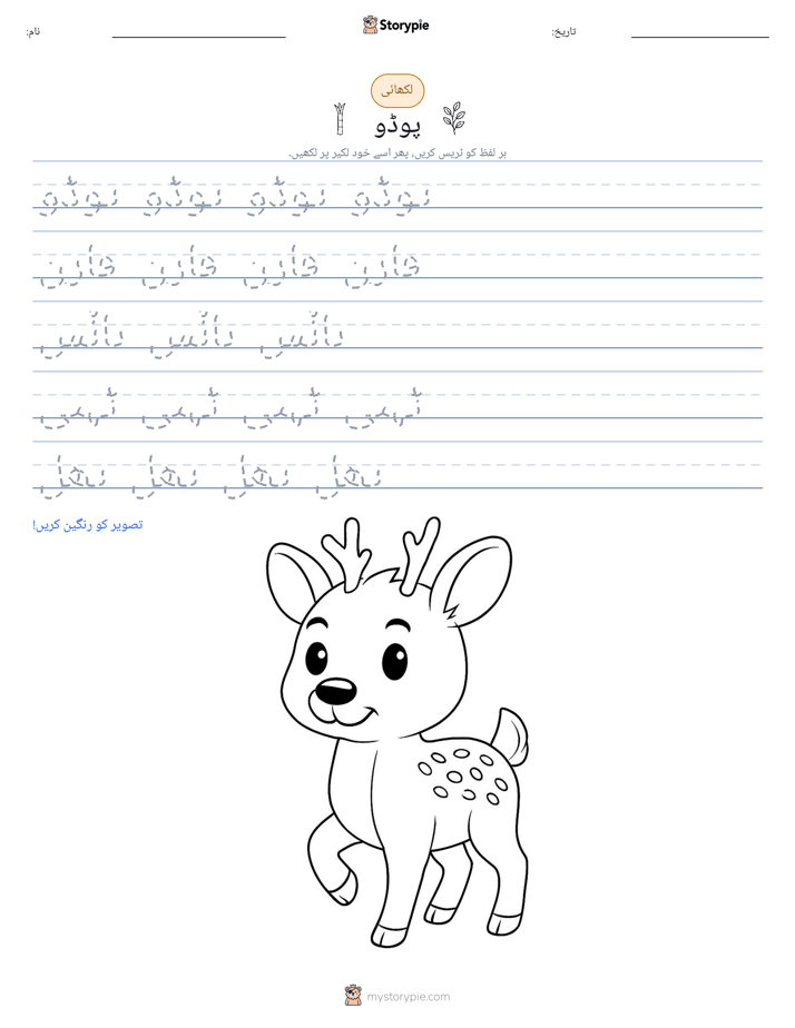 تحریری مشق