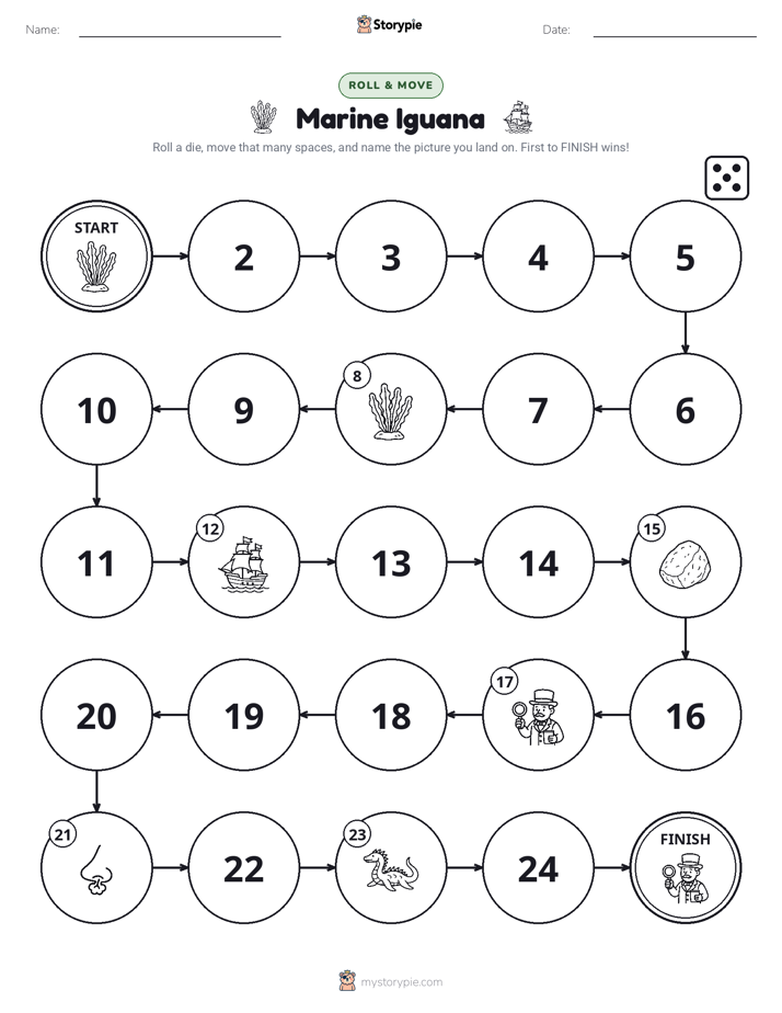 Roll & Move Game