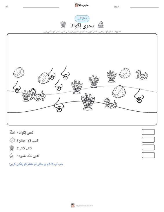 گنتی کا منظر