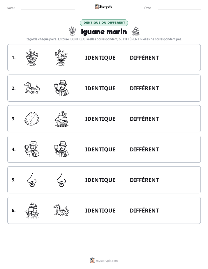 Identique ou Différent