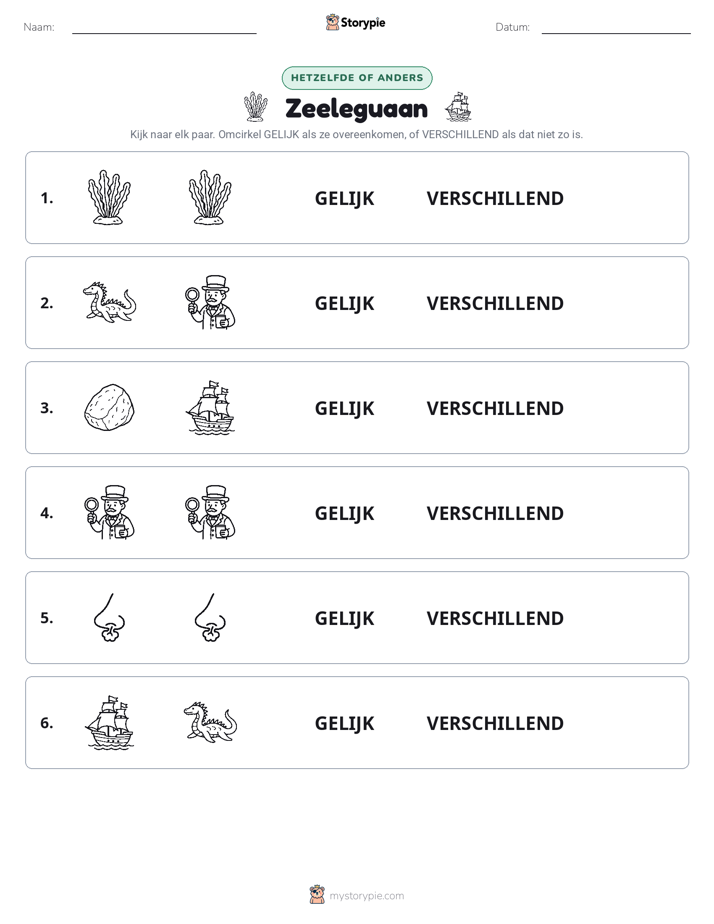 Zelfde of Verschillend