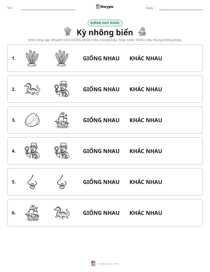 Giống Hay Khác