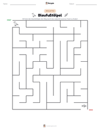 Blaufußtölpel druckbare Arbeitsblatt Vorschau