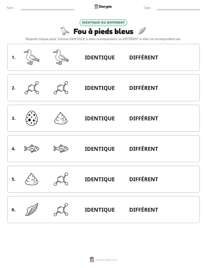 Identique ou Différent