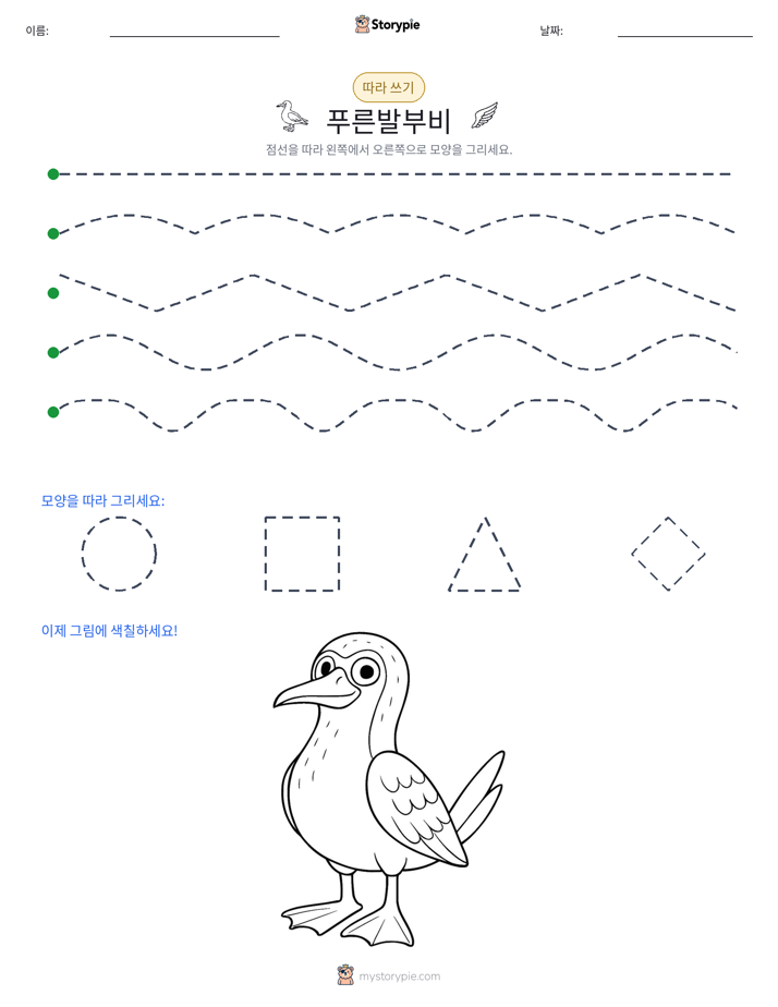 따라 쓰기