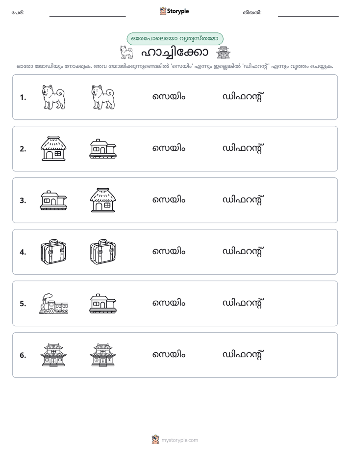 ഒന്നോ വ്യത്യാസമോ
