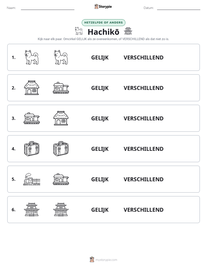 Zelfde of Verschillend