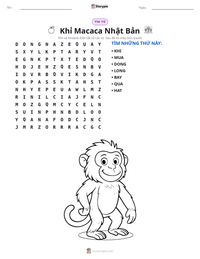 Xem trước tài liệu in sẵn Khỉ Macaca Nhật Bản