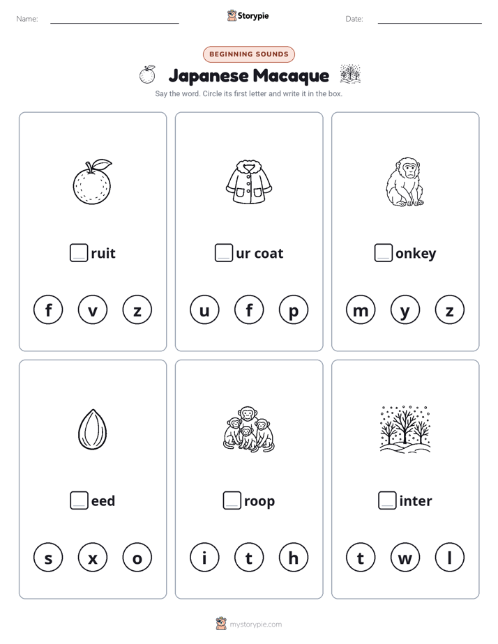 Beginning Sounds