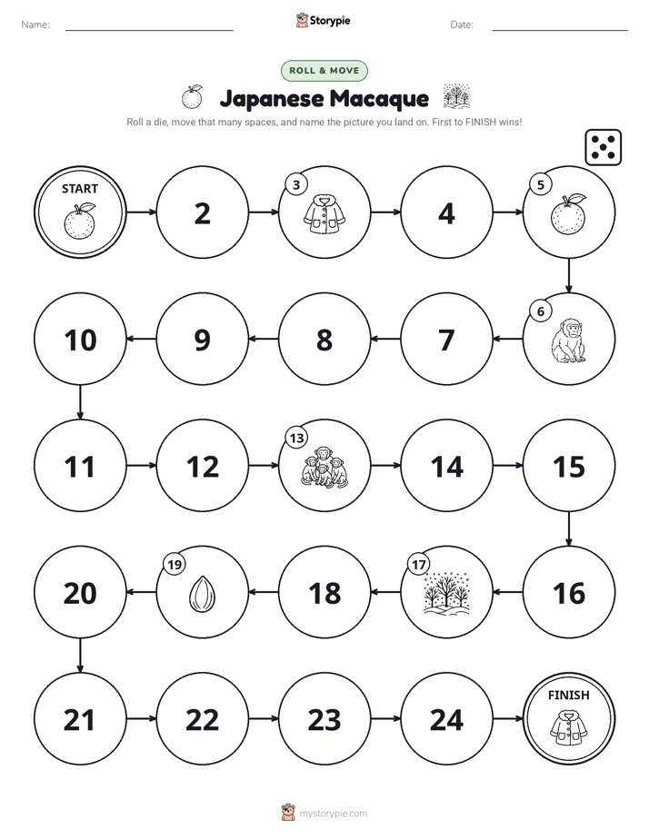 Roll & Move Game