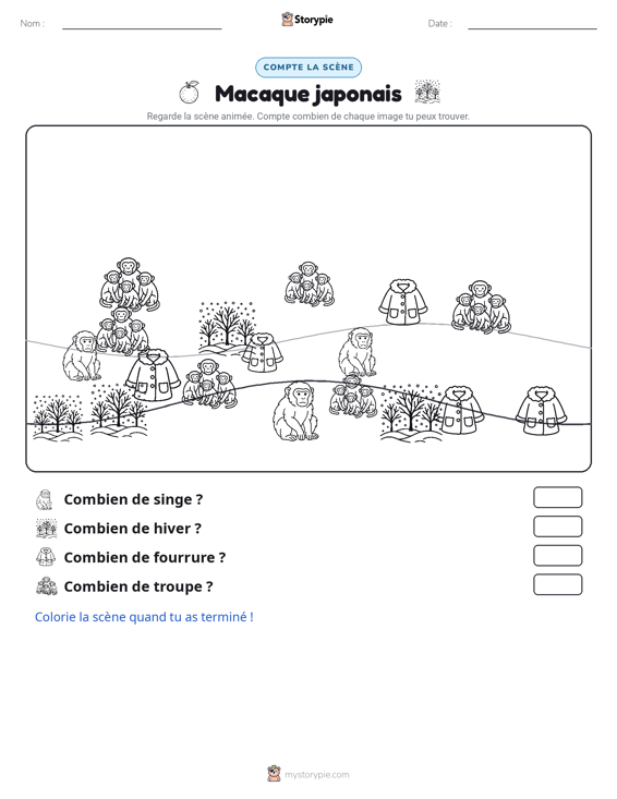 Scène de Comptage