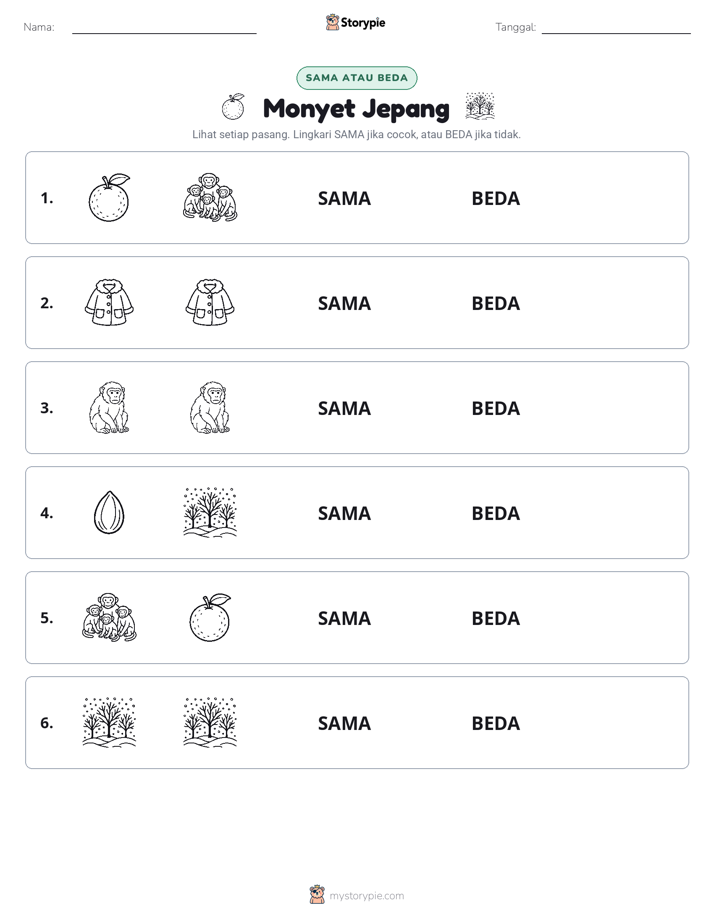 Sama atau Berbeda
