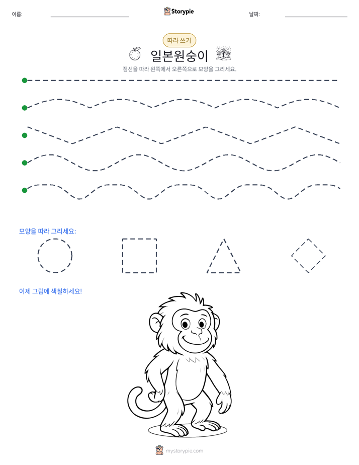 따라 쓰기