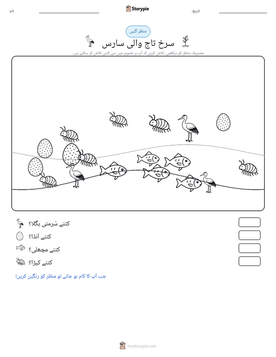 گنتی کا منظر